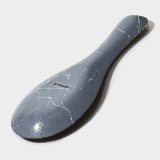 Подставка под ложку Доляна «Марбл чёрный», 23.5×8.3×1.5 см, стеклоㅤ