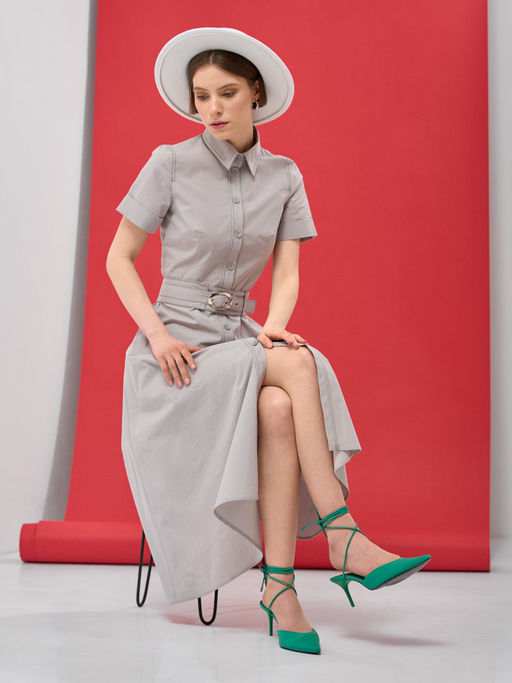 Платье с отстрочками OD-787-2