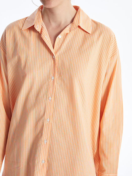 ?izgili Uzun Kollu Kad?n G?mlek