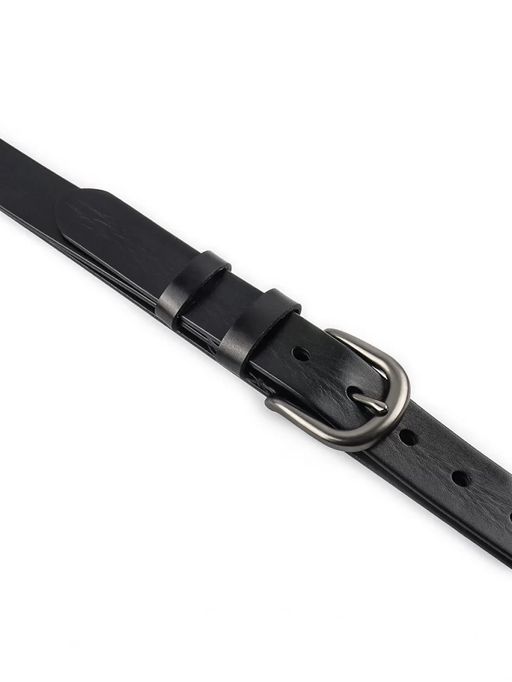 Мужской кожаный ремень Dierhoff ДРК 3051/3-30 Черный - Sergio valentini фото 6