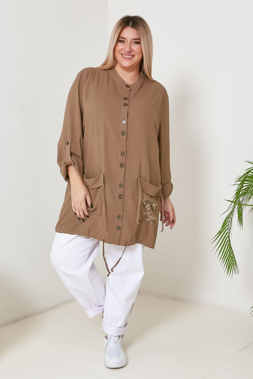 Туника Luxury Moda 1106 хаки