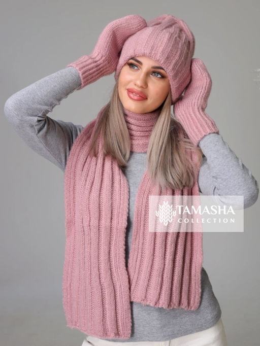 Комплект ВЕСТА new (шапка+шарф+варежки) - Tamasha фото 5