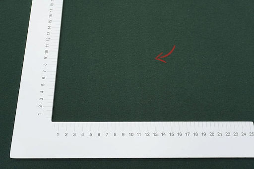 Теплый хлопок цв.Темный пихтово-зеленый, ш.1.5м, хлопок 100%, 160гр/м.кв - Купава фото 5