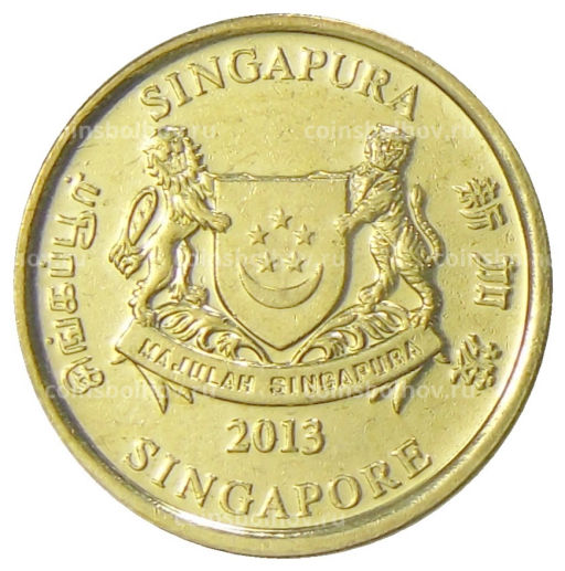 5 центов 2013 года Сингапур
