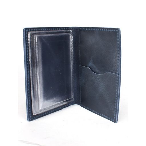 Обложка для автодокументов Croco-АВ-1107 н/к, синий пулл-ап (85) 245251  фото 3