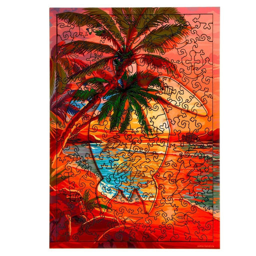 Пазл Закат на море - Puzzle фото 12