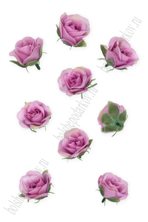 Головки цветов "Роза" 4 см (10 шт) SF-7874, розовый