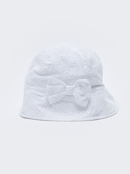 Fiyonk Detayl? K?z Bebek ?apka