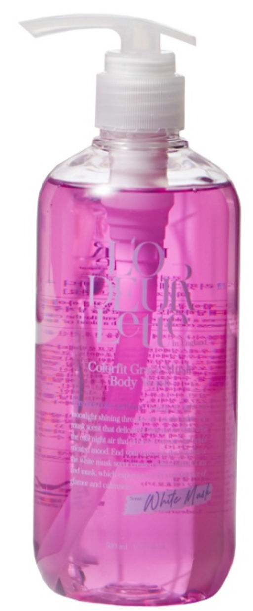 LODEURLETTE IN ENGLAND COLORFIT GRACE MUSK BODY WASH Парфюмированный гель для душа c ароматом белого мускуса 500мл