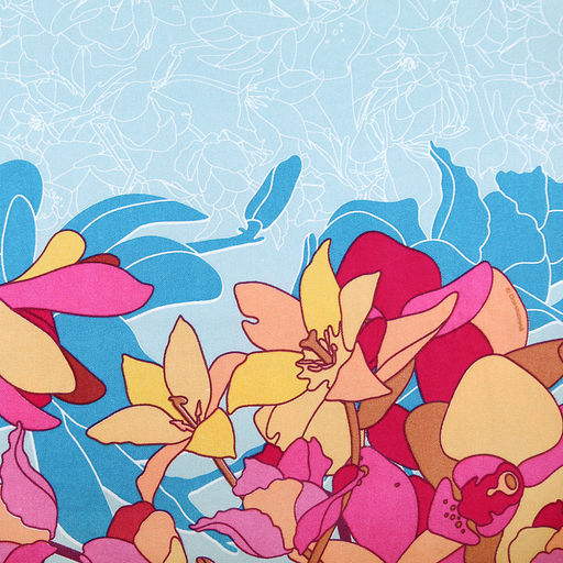 "Аромат магнолии" Скатерть 150х145см, длина стола до 110см, на 4 персоны, хлопок "Премиум" 186г/м2, "Домашняя мода" (Россия)