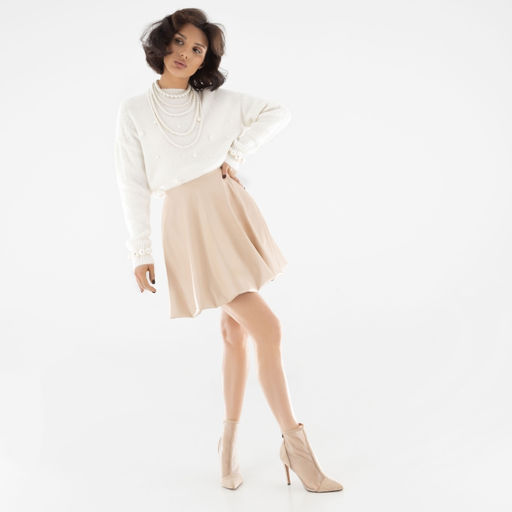 Юбка из экокожи Расклад на успех (sugar) - Charutti фото 8