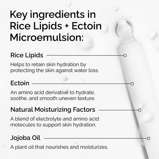 Ультралегкий увлажняющий крем с рисовыми липидами и эктоином Rice Lipids + Ectoin Microemulsion Ultra-Light Moisturiser 120ml