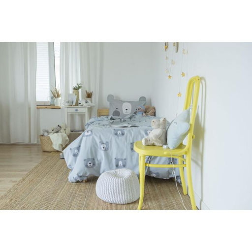 Постельное белье Этель 1,5 сп Gray bear 143х215 см, 150х214 см, 50х70 см -1 шт  фото 8