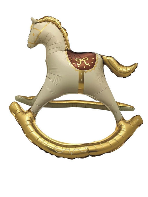 Воздушный шар фольгированный 43" «Лошадка-качалка», под воздух