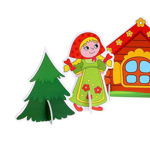 3D конструктор Народные сказки, три медведя - Unicon фото 2