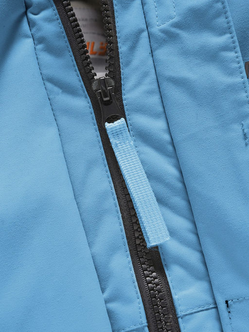 Парка зимняя подростковая для девочки с капюшоном и мехом бирюзового цвета 9534Br