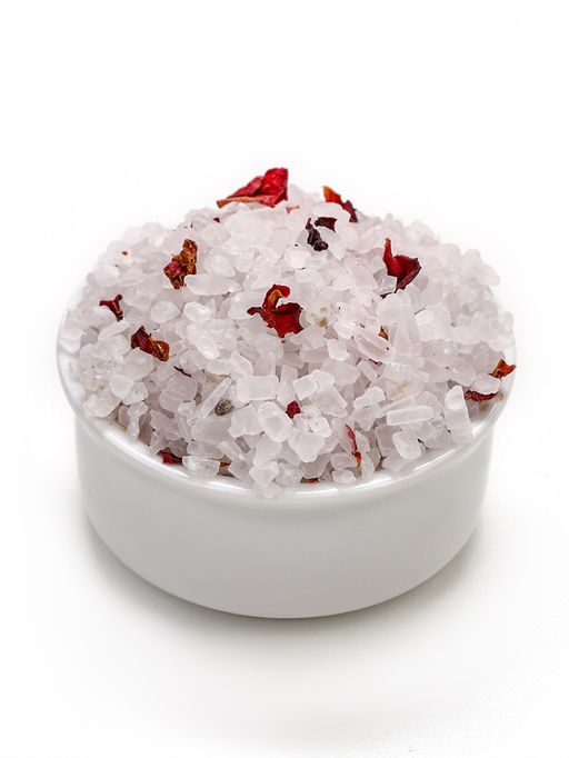Цена за 2 шт. Соль для ванны «С праздником 8 марта», с лепестками розы, 150 г, Чистое счастье