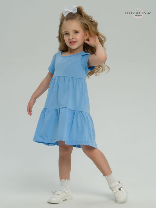 Платье Тия голубая - Sovalina фото 21