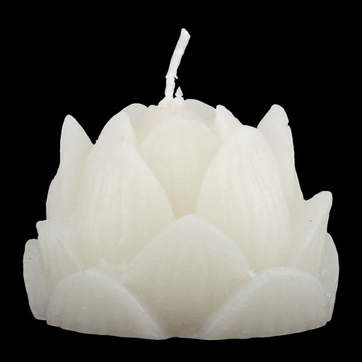 Свеча "Лотос" д6см, h5см, белый (Россия)