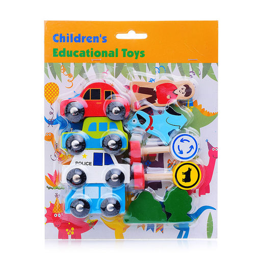 Набор машин Дорожное движение со знаками - Щепочка фото 3