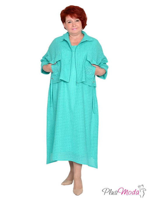 Платье Модель №1570 размеры 44-84 - Plusmoda фото 5