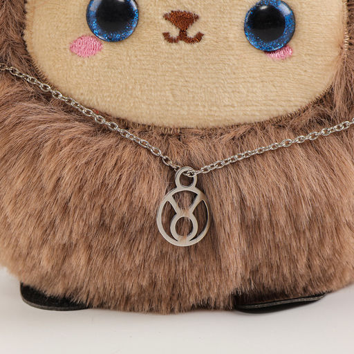 Мягкая игрушка «Зодиаки: Телец», с кулоном, 17 см