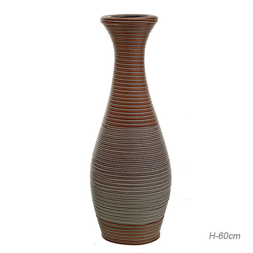 Ваза напольная 60 см Плетенка / 351 /уп 12/ светло-коричневая - Галеонтрейд фото 10