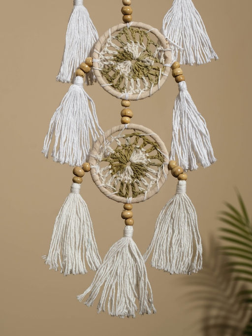 Ловец снов, 6×70 см, белый с зелёным