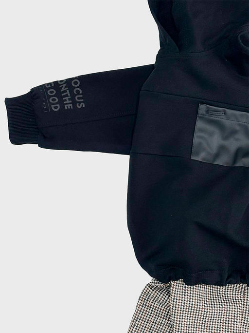 Толстовка с капюшоном UD 8040 черный - Mini maxi фото 5