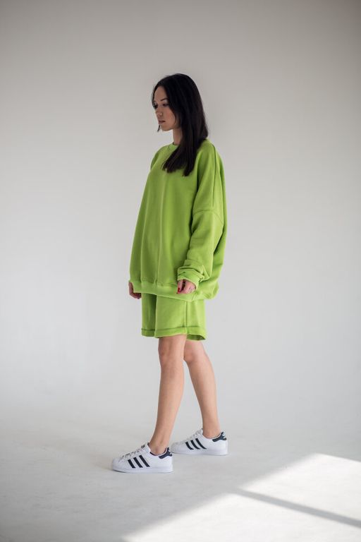 ткань джульетта, Костюм Костюм, лайм - Knitka wear фото 7