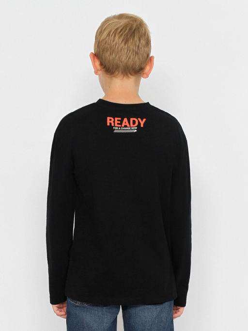 CRB wear/CWJB 63667-22-383 Джемпер для мальчика,черный/Ex.Cherubino  фото 3