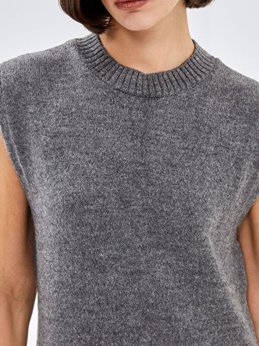 Bisiklet Yaka Kad?n Triko Elbise