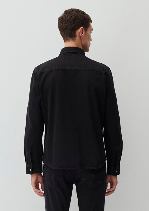 Ted Koyu Dumanl? Denim Jean Gomlek - Mavi фото 4