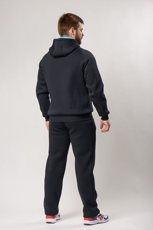 Спортивный костюм М-1628: Тёмно-синий / Бирюза - Relay фото 4