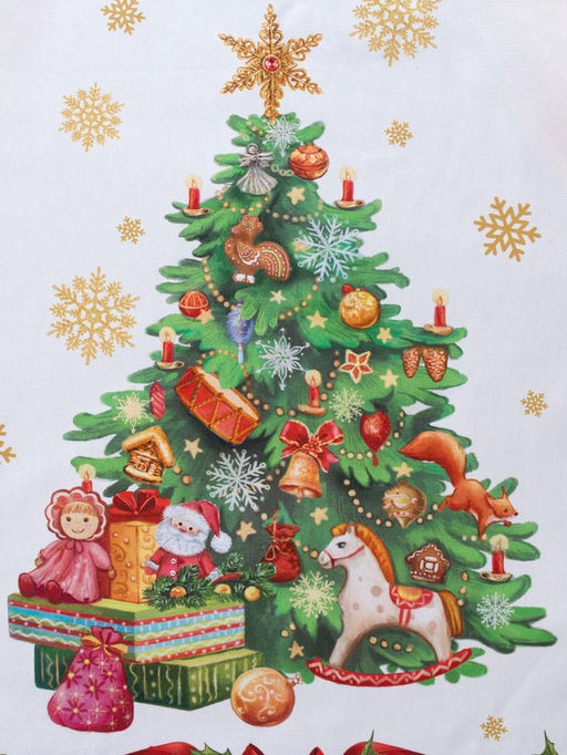 Фартук Этель Новогодняя сказка, 65?60 см, 100 % хлопок, саржа, 190 г/м?