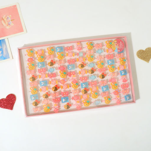 Цена за 100 шт. Кольцо «Выбражулька» игрушки, форма МИКС, МИКС, безразмерное