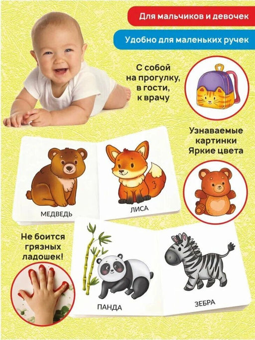 Книга мои первые слова. Домашние животные - BimBiMon фото 7