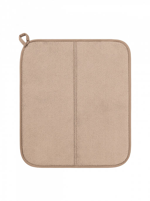 Коврик для сушки посуды 38x44 бежевый полиэстер