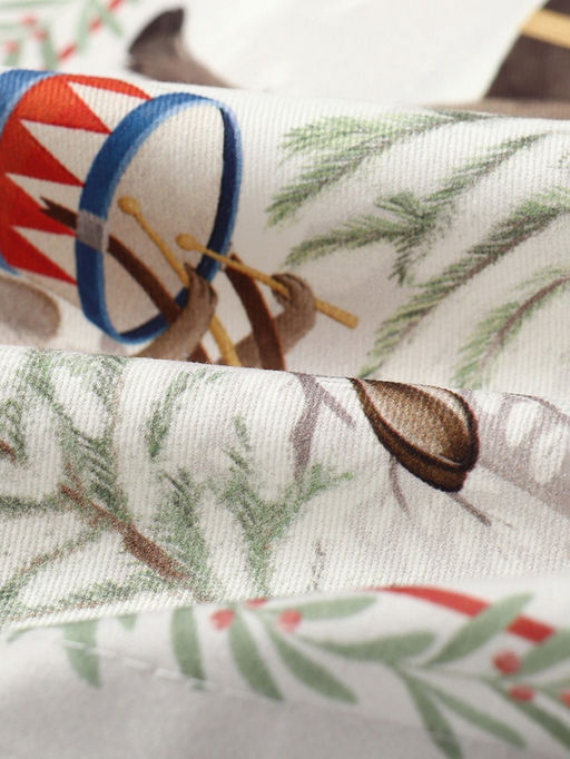 Набор салфеток сервировочных «Этель. Новогоднее чудо», 40×40 см - 4 шт., серые