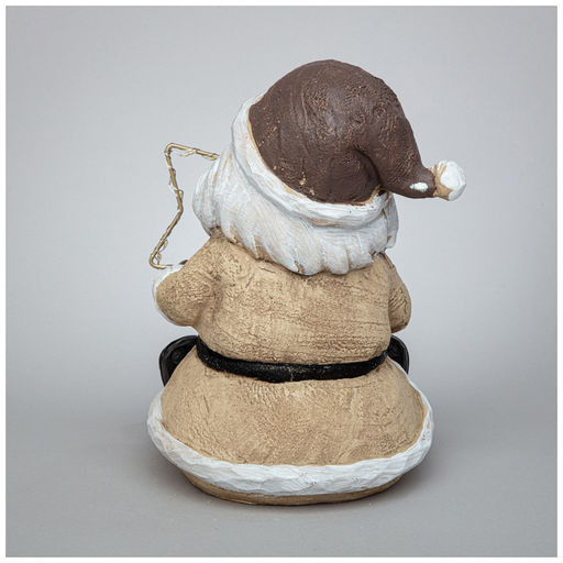 ФИГУРКА ДЕД МОРОЗ С LED-ПОДСВЕТКОЙ 15,5*16,5*21,3 СМ - Lefard фото 4