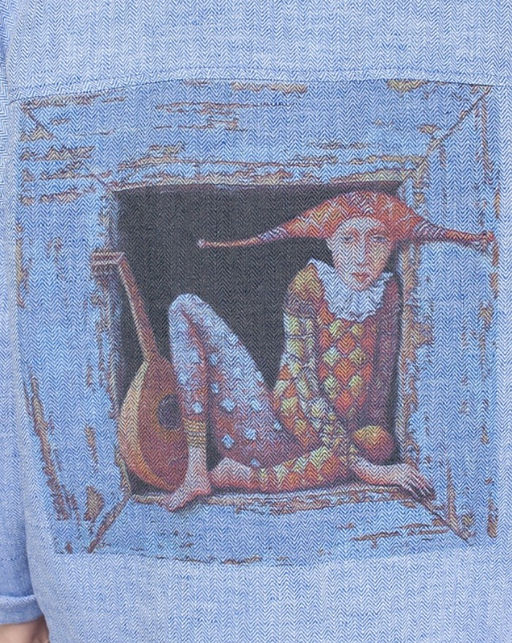 Жакет лен 60%, хлопок 40%