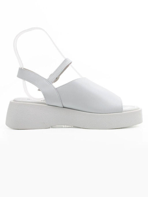 08-PEA186-1 WHITE Босоножки женские (натуральная кожа)