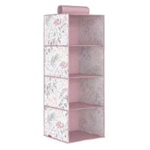 VAL BL-HS4 Кофр подвесной для хранения, 4 секции, 30*30*84 см, BOTANIC LILAC, шт