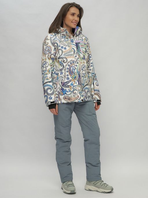 Горнолыжный костюм женский синего цвета 02202S - Chunmai фото 8