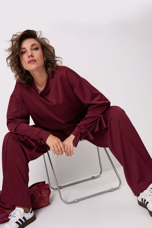Костюм BegiModa 3098-Р вишня  фото 2