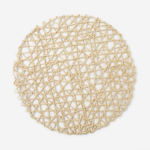 Салфетка сервировочная Доляна Трава, цв.бежевый, d 38 см  фото 3