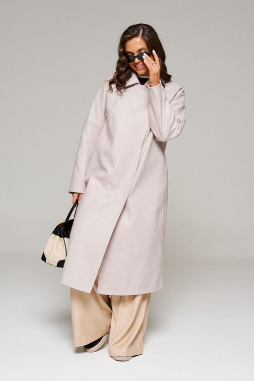 Пальто Beautiful Free 6227 бежевый
