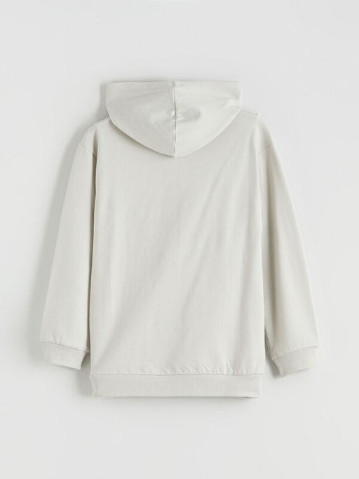 Kap??onlu Minecraft Bask?l? Erkek ?ocuk Kal?n Sweatshirt