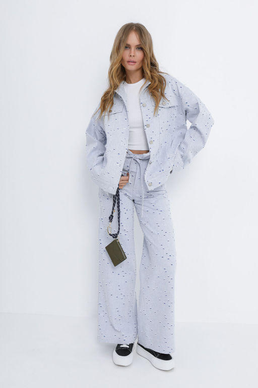 Жакет Pirs 5849 голубой фото 6