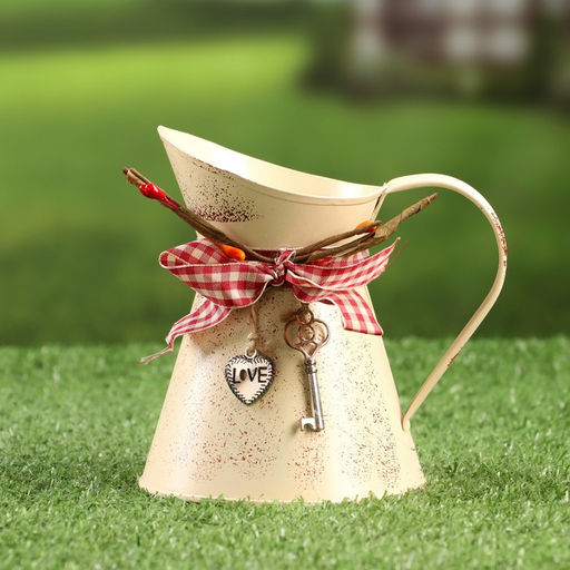 Кашпо Ведерко Рустад, 10?13?13 см, бежевое - Take it easy фото 2